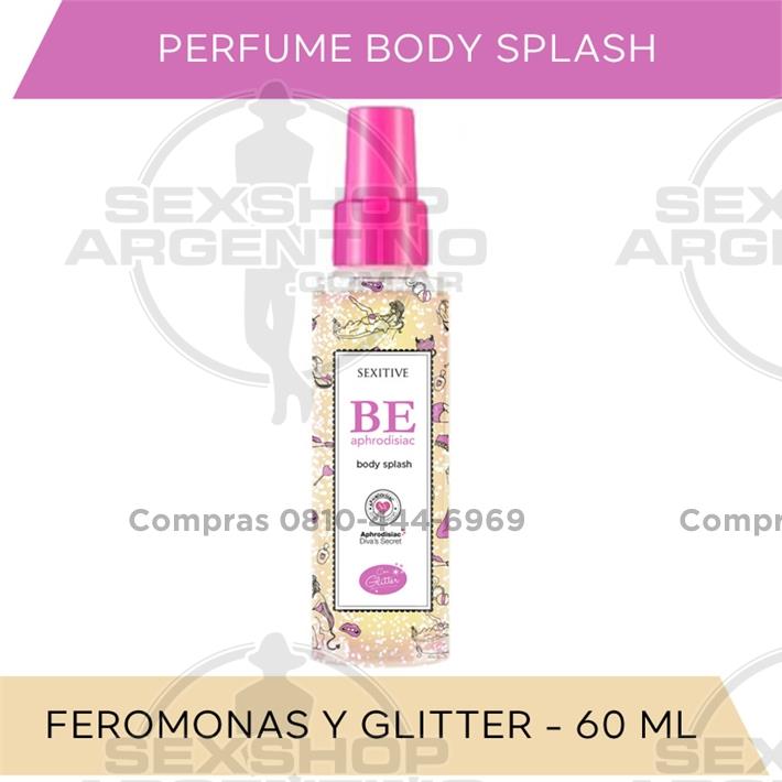  - Body splash con feromonas y Glitter 60ml